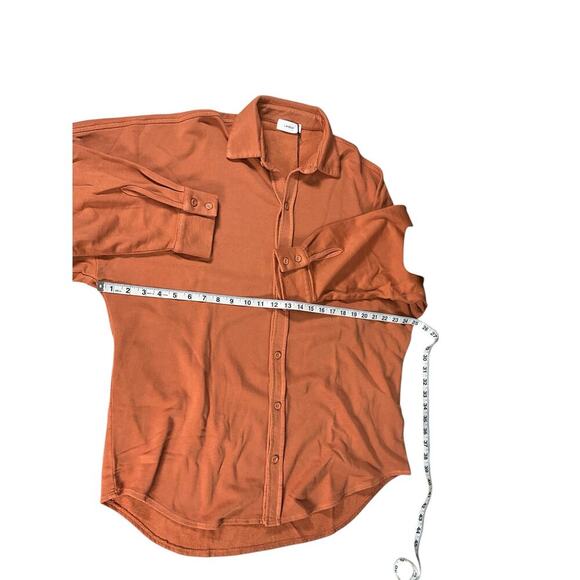 NWT Revolve Lanston Copper Oversized Button Down Sweater Size Large Long Sleeve - Picture 9 of 11